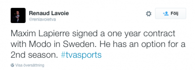 Renaud Lavoie Twitter