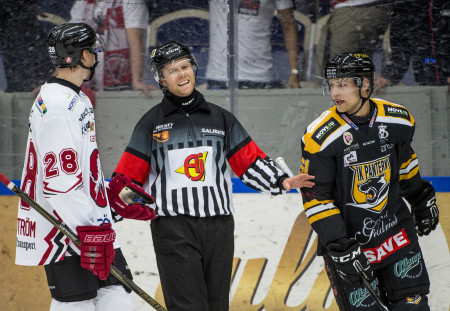 Simon Åkerström, Vita Hästen och Martin Janohls, IK Pantern. Foto: Christian rnberg / BILDBYRN / Cop 166