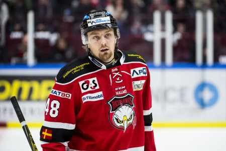 Mattias Elfström i Malmö Redhawks. Foto: Petter Arvidson / BILDBYRÅN