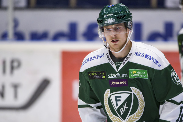 Gustaf Thorell i Färjestad BK. Foto: Fredrik Karlsson / BILDBYRÅN