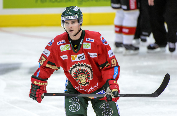 Evan McGrath under sin tid i Frölunda. Foto: Carl Sandin / BILDBYRÅN