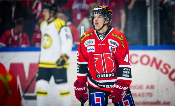 Kalle Jellvert i Örebro Hockey. Foto: Johan Bernström / BILDBYRÅN